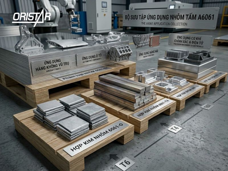 Ứng dụng của nhôm tấm A6061